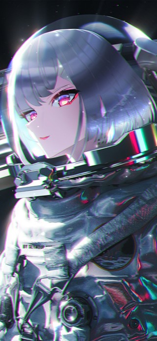 4k 唯美炫酷太空少女