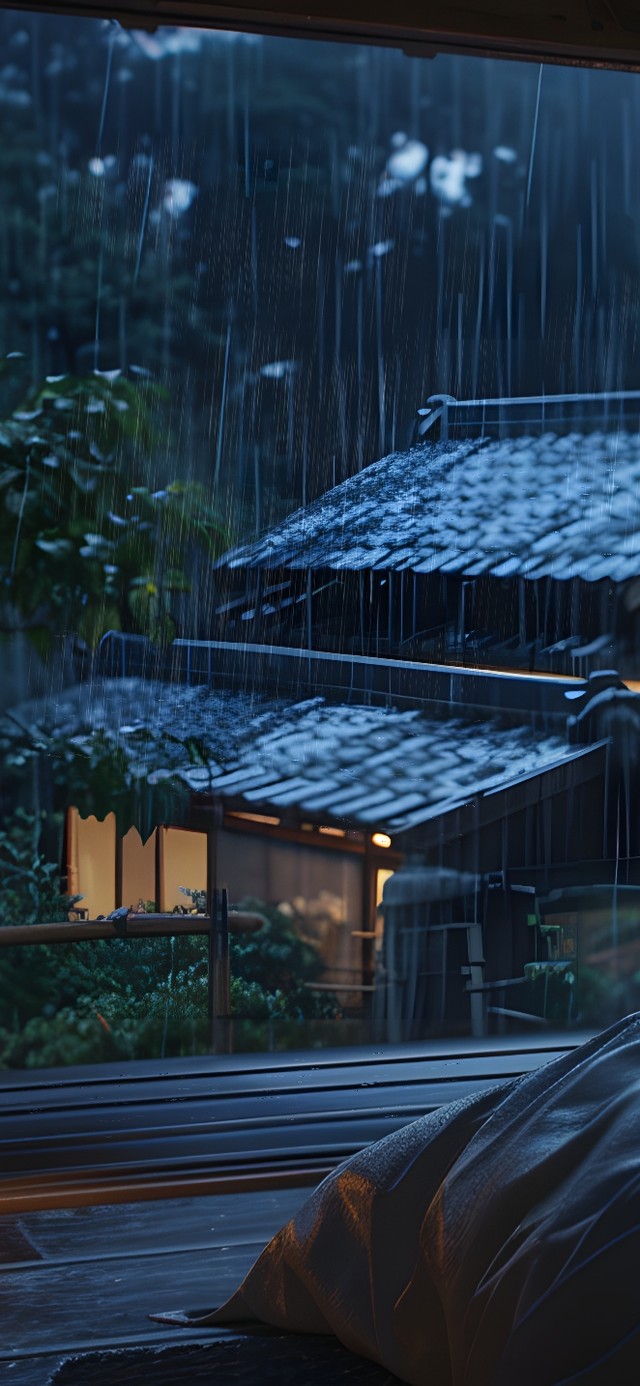 听雨(风景手机动态壁纸) - 风景手机壁纸下载 - 元气壁纸
