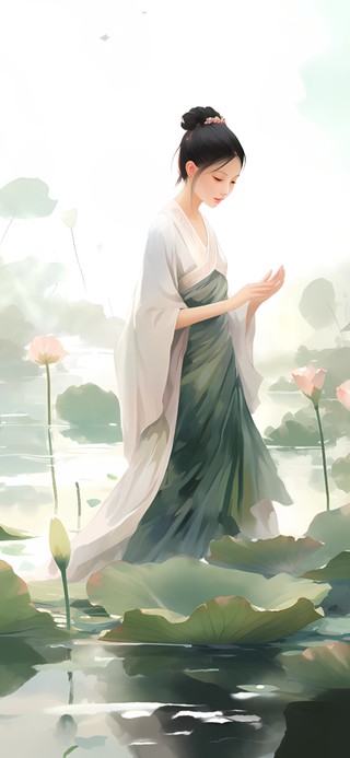 采莲姑娘