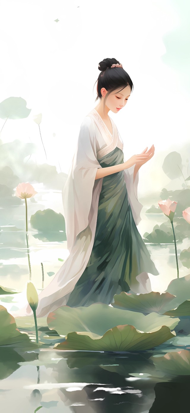 采莲姑娘