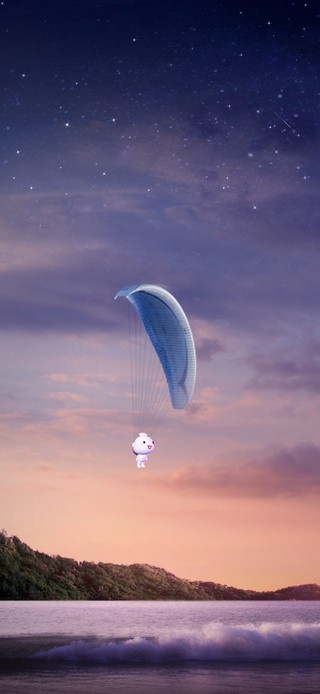 黄昏大海