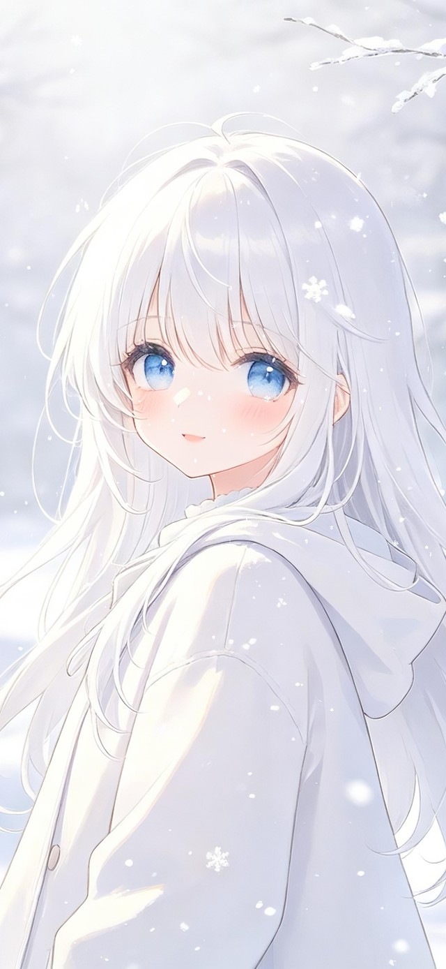 雪景少女