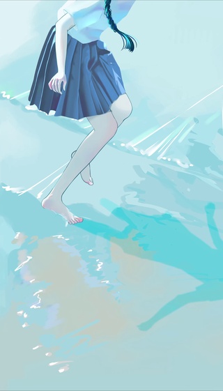 海边少女