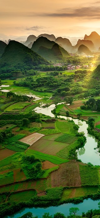 青山绿水