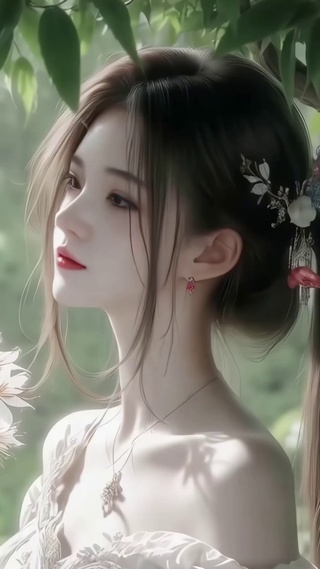 绝美侧颜