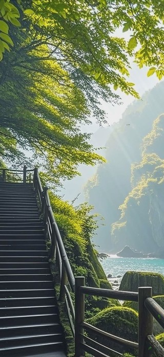护眼绿景