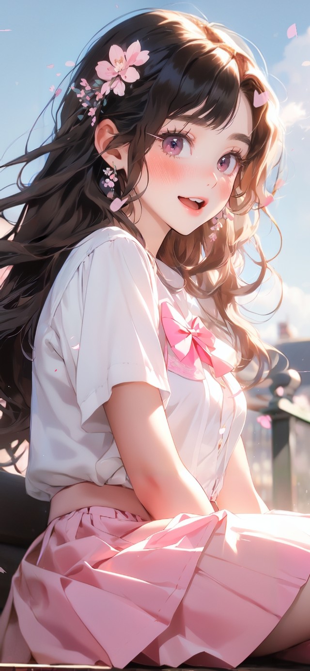 春日桃花始盛开