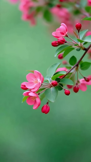 春染海棠枝