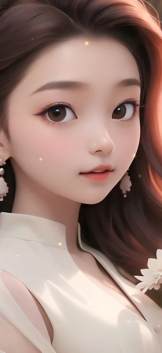 可爱甜甜女孩