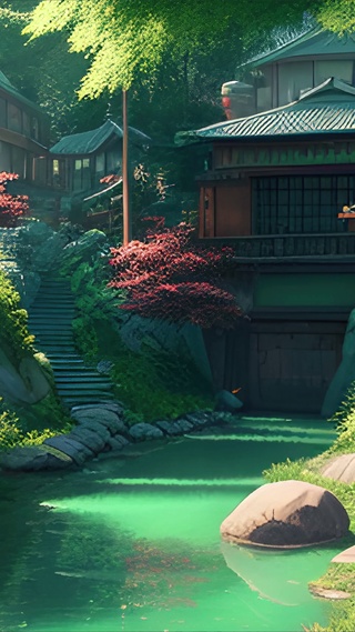 小镇一景