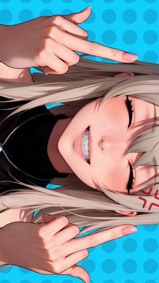 嫌弃脸少女