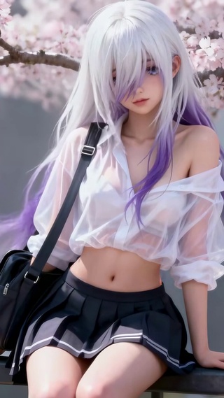 花见银紫的喵语春章日系萌趣治愈