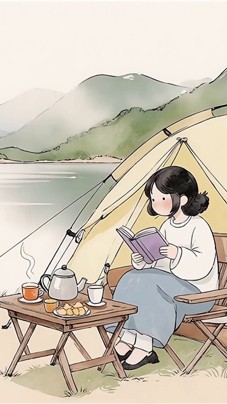 山水间的治愈露营