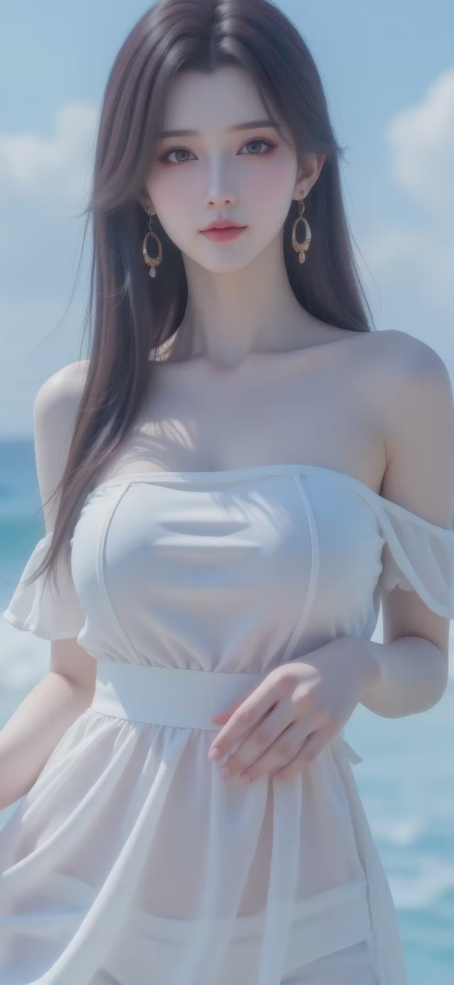 简约护眼美女壁纸