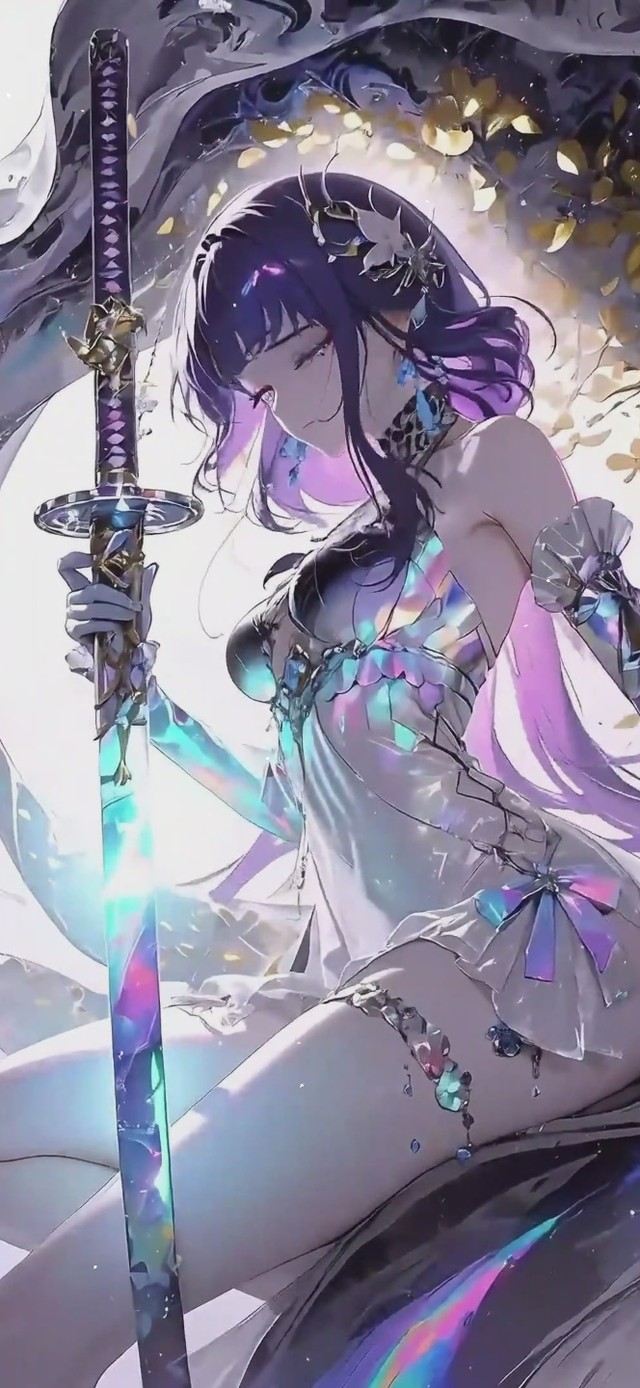 琉璃-武士刀少女