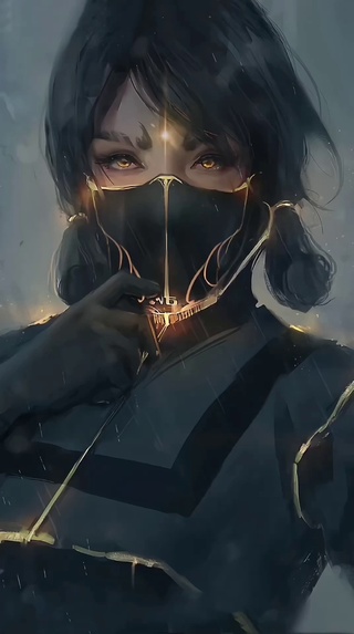 美女用眼神看着我