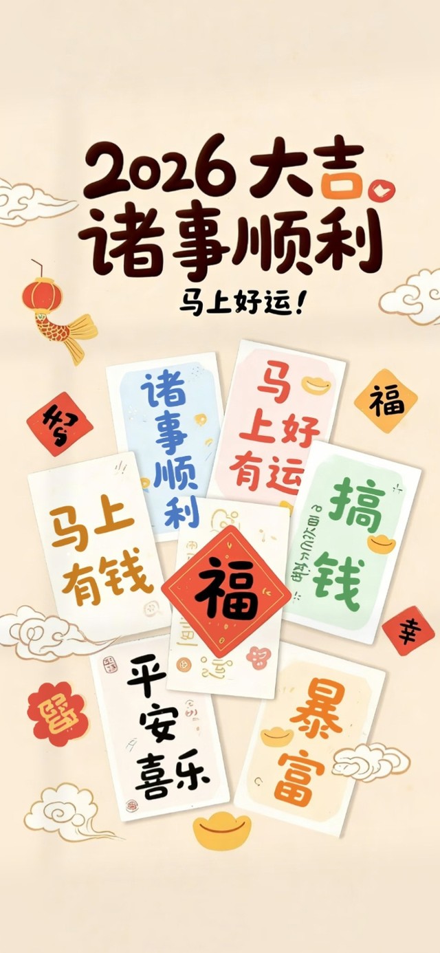 2026大吉 诸事顺利