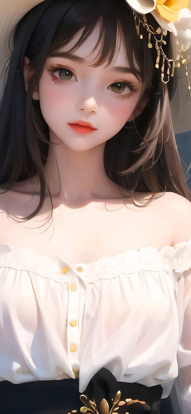 4k可爱文艺风女孩