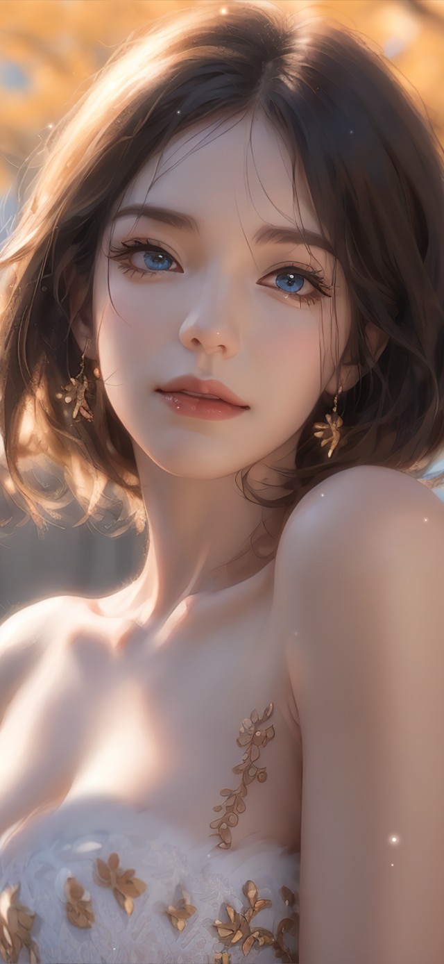 纯欲系短发可爱女孩