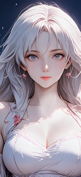 白发美少女