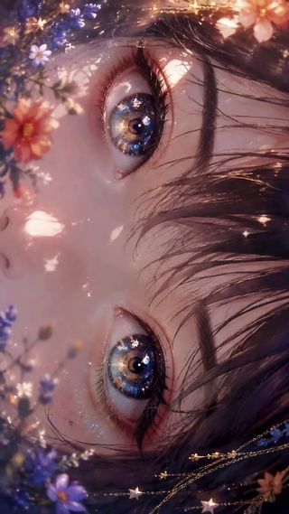 花朵眨眼