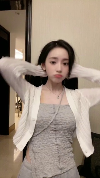 极品美女弹力摇