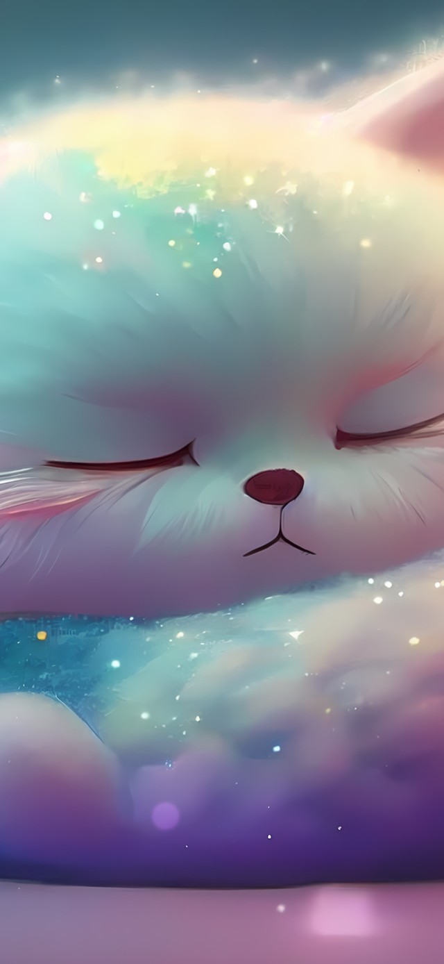 彩色治愈猫猫