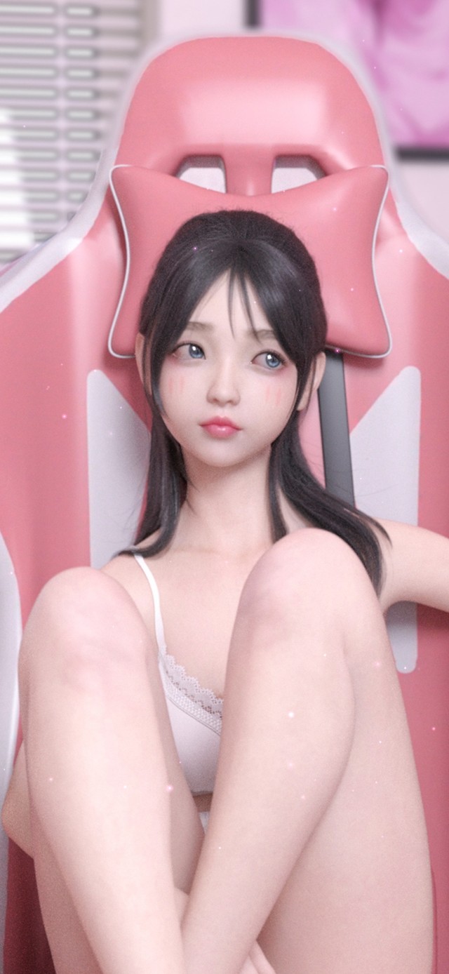 电竞房间少女