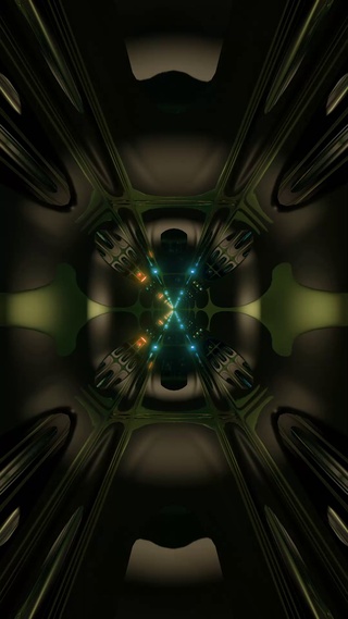 无限隧道系列-机械-黄色