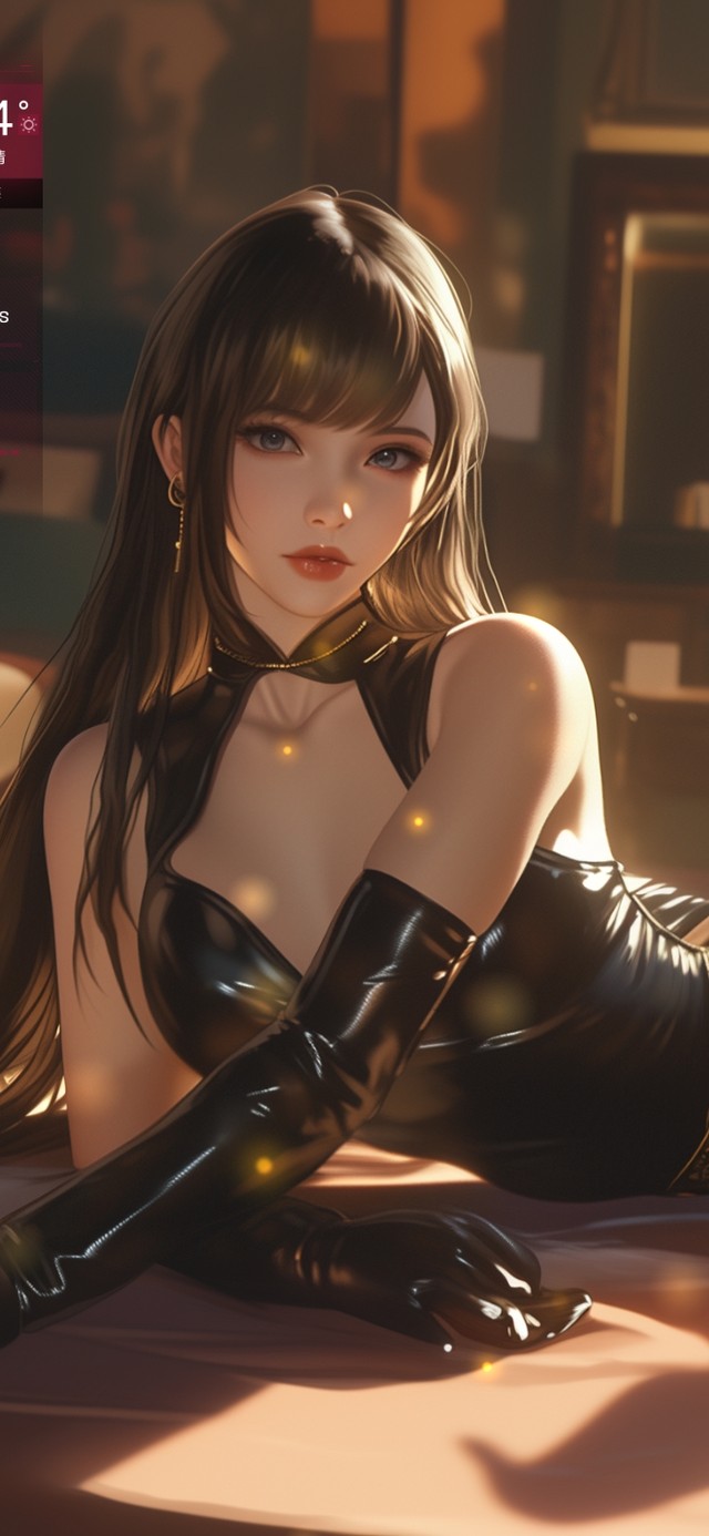 她的笑容如同星星点点的夜空