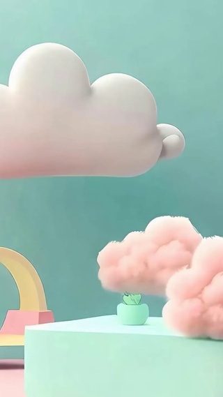 简约云朵