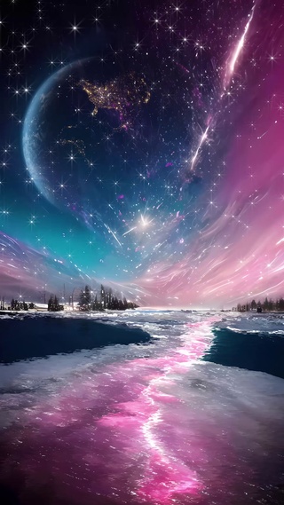唯美绚丽星空