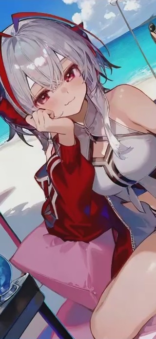 海边泳装少女-维什戴尔