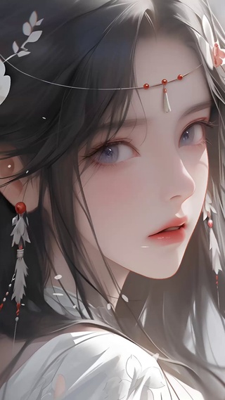 落花美人
