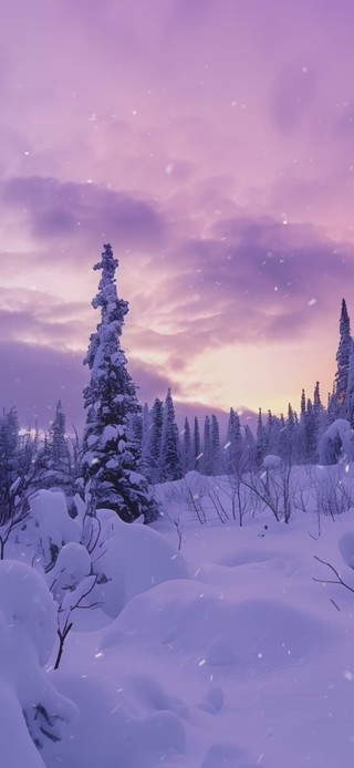 唯美雪景