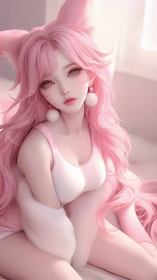 粉色阿狸