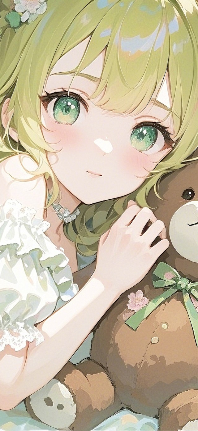 森系萝莉的晚安小熊