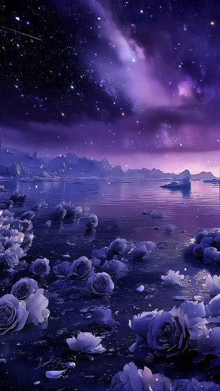 梦幻星空海