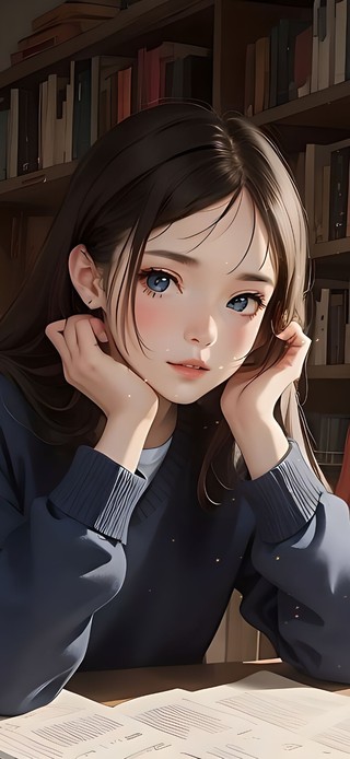 读书的女孩