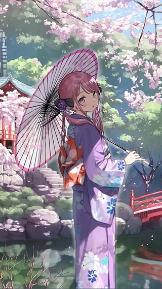 樱花雨少女