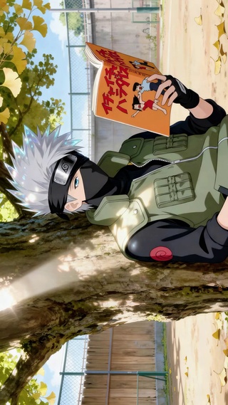 银杏树下卡卡西