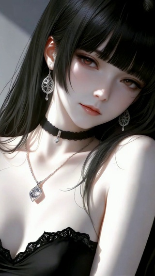 冷艳纯欲美少女