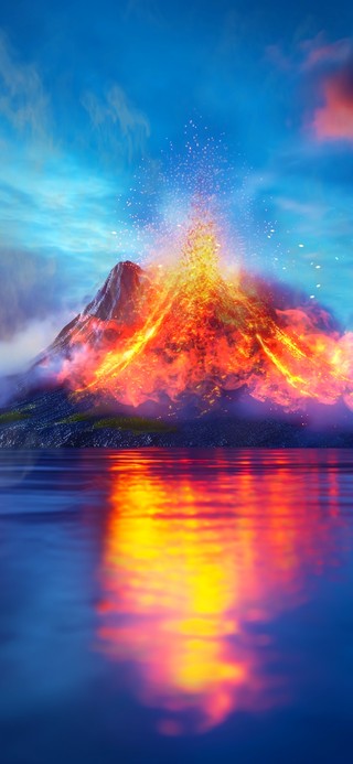 火山爆发