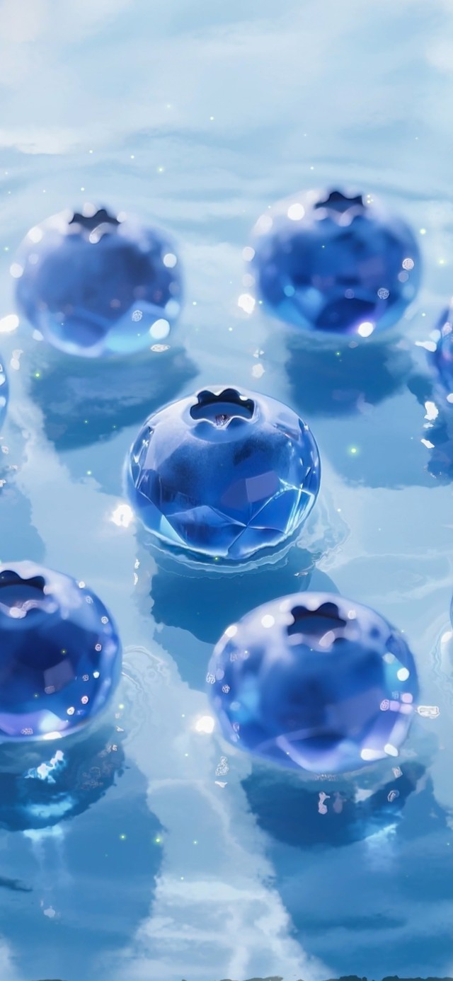 水晶蓝莓