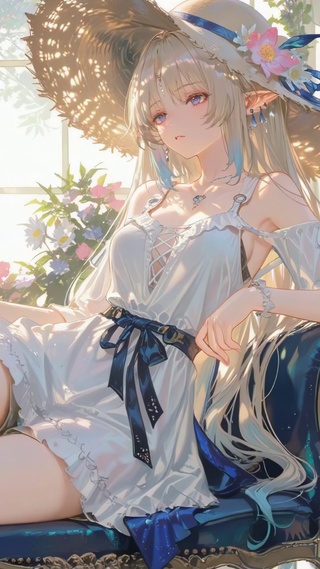 花室午后的精灵侧影-卡提希娅