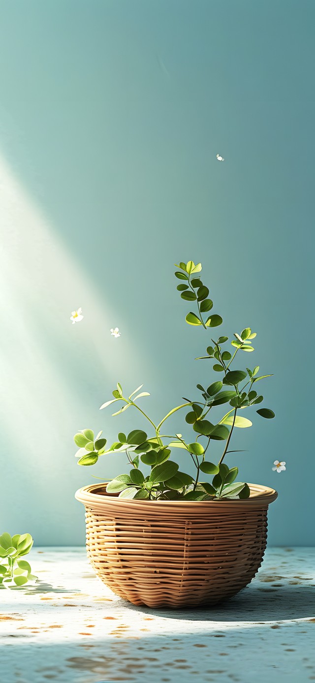 小清新花草树木小草03