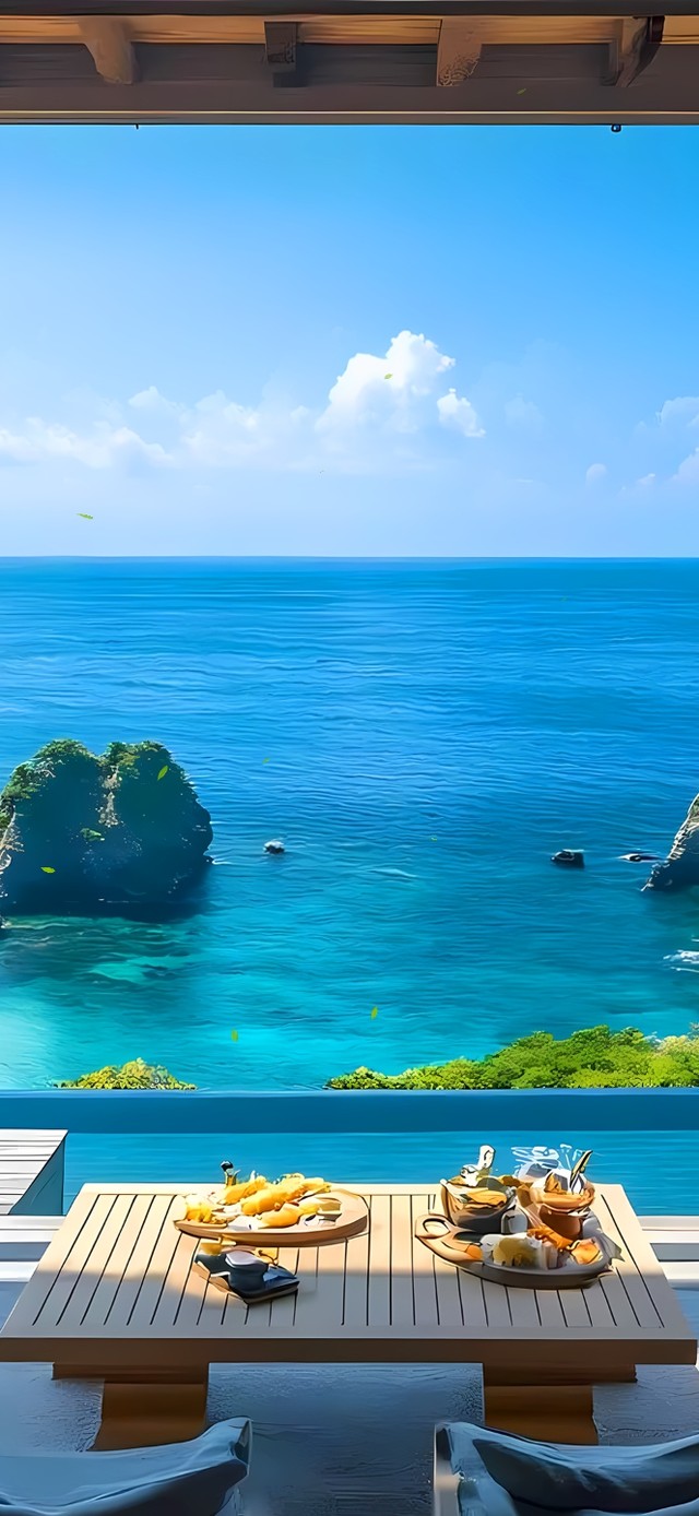 美丽的海边