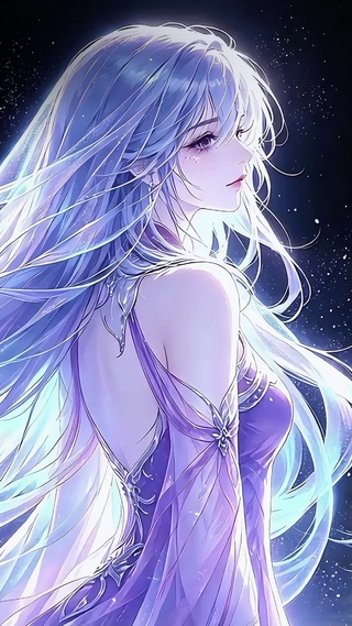 琉璃百合花少女