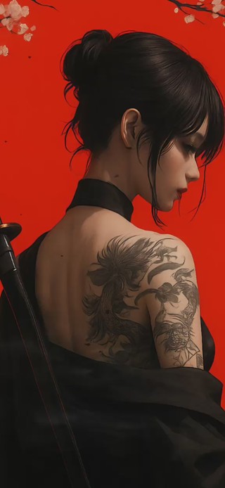 红色女武士
