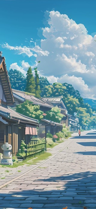 护眼村落绿景